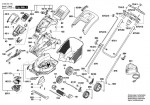 Bosch 3 600 H81 770 ROTAK 37 LI (ERGOFLEX) Lawnmower Spare Parts